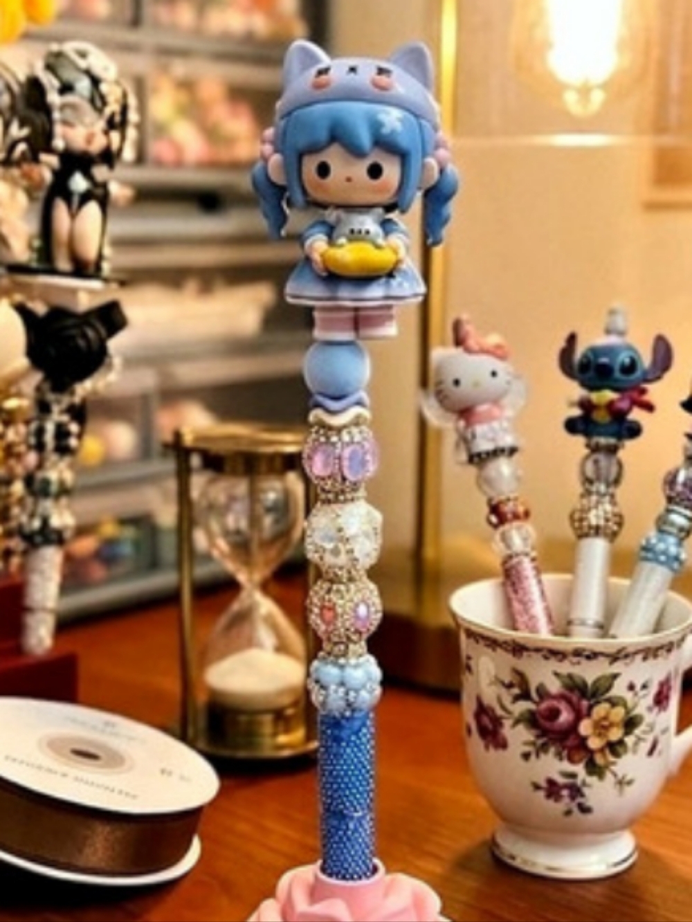 Custom-made UUTOY UU's Fairy Journey Girl beaded pen